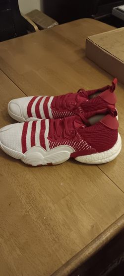 Adidas Trae Young 2.0 Basketball Shoes White & Red Men’s  SIZE 11 