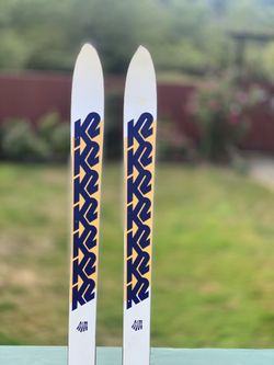 Vintage K2 610 FO Skis with Salomon Bindings and Free Poles