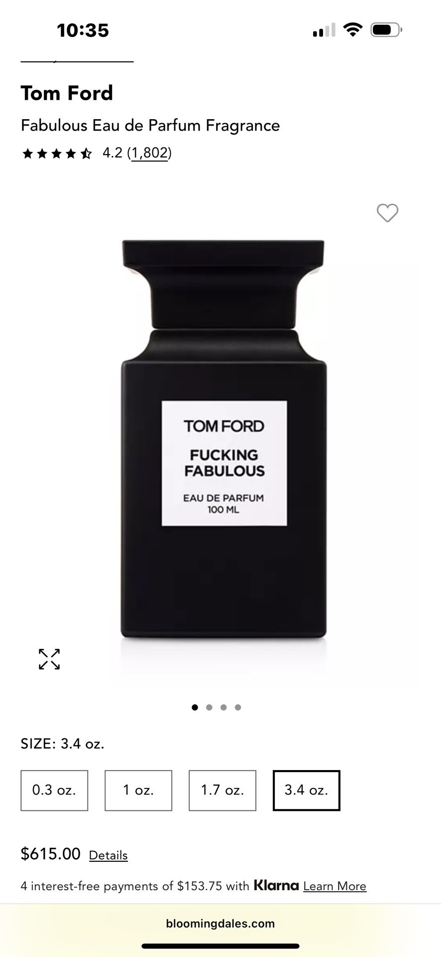 Tom Ford Perfum