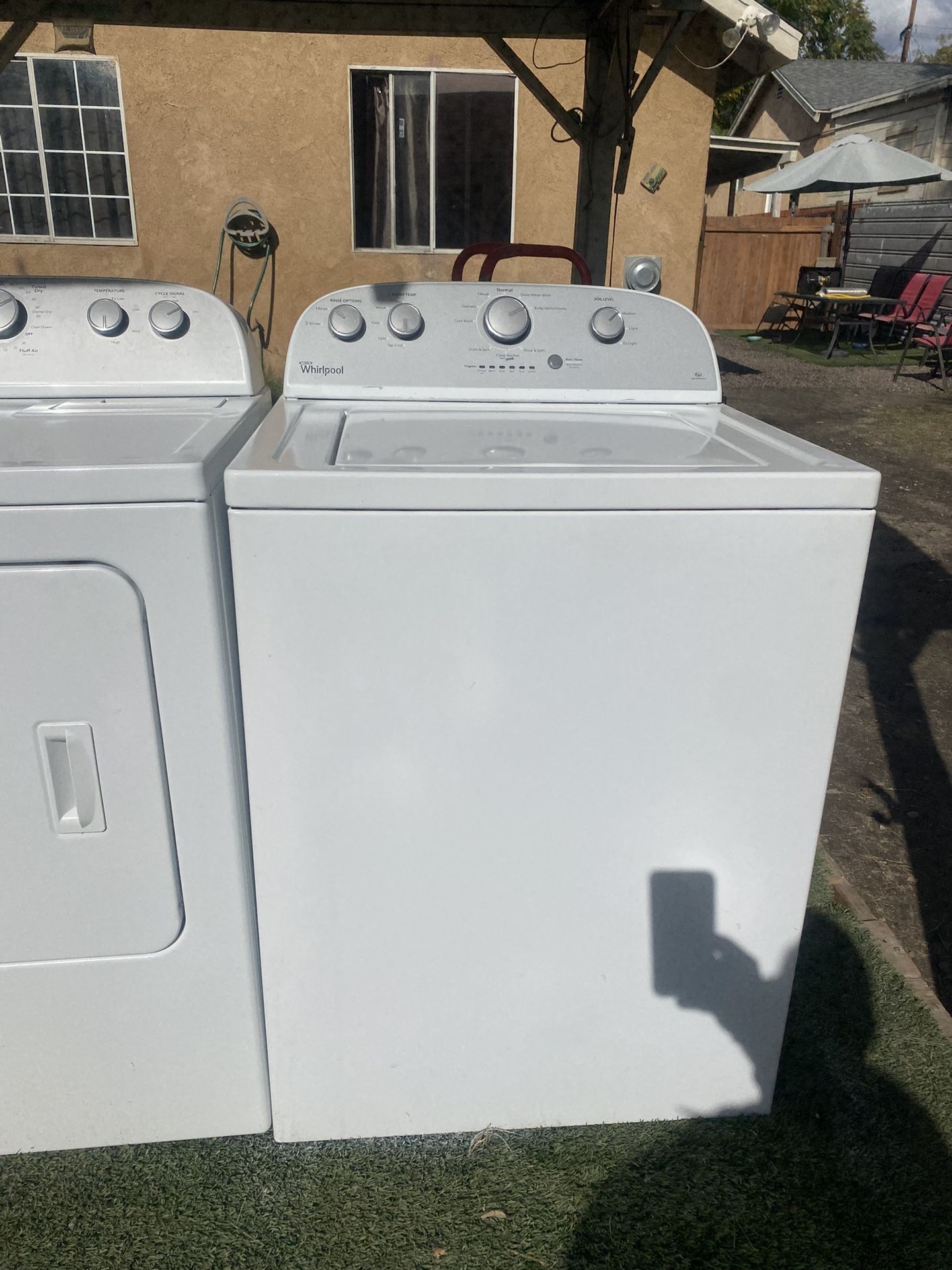 Maytag Centennial, commercial technology, washer, and gas dryer matching set