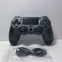 Grey & Black Wireless Controller For PS4 