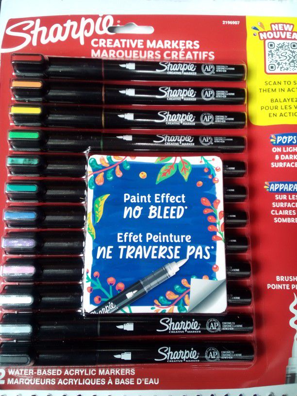 Sharpie Paint Effect Markers