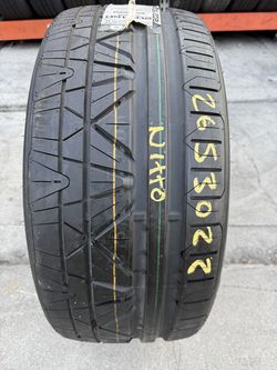 22” tire single nitto 265/30/22 new with free installation $125