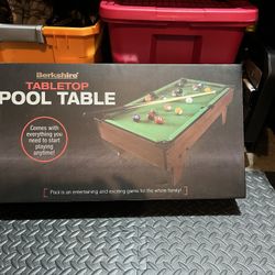 Pool Table and accessories 