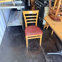 Restaurant tables and chairs