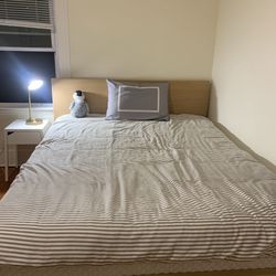 Leesa brand, Queen bed frame and mattress (Like new, Orig. $2000)