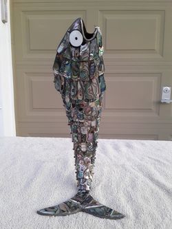 Large 15" Abalone Articulated Bottle Opener