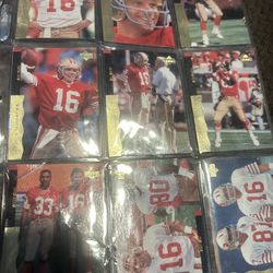 Joe Montana Football Cards Lot 12 