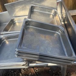 14” 2/3 Size 3” Deep Pan Stainless Steel