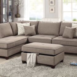 Sectional Sofa + Ottoman