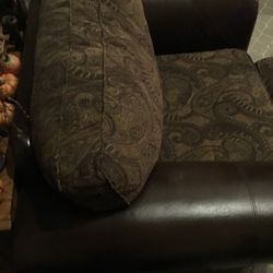 Sleeper Sofa And Lounge Chair With Ottoman