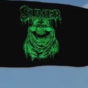 Ghostbusters Slimer Flag/banner