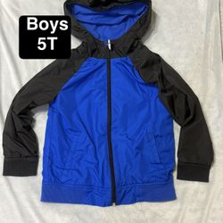Boys 5T Wind Breaker Hooded Jacket 
