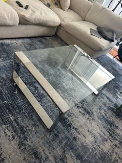 modani glass coffee table