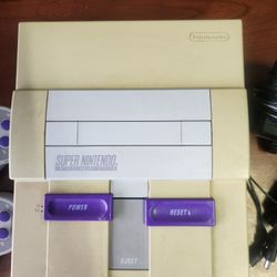 Super Nintendo Complete Console 