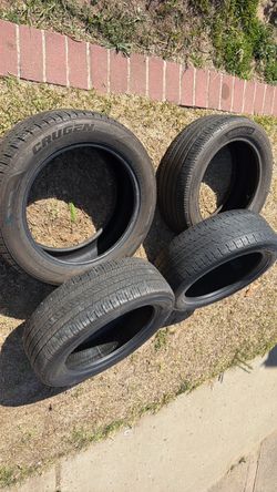 Set of 4 Used Car Tires – Kumho & Michelin