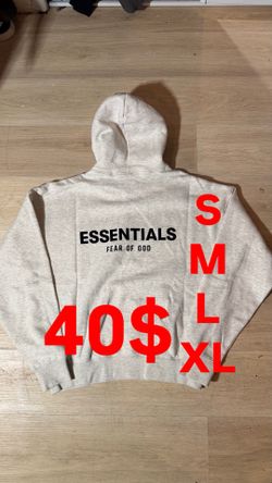 Light Grey Essentials Hoodie