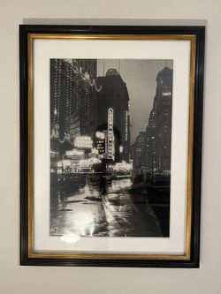 NYC Framed Fine Art Print | Black and White