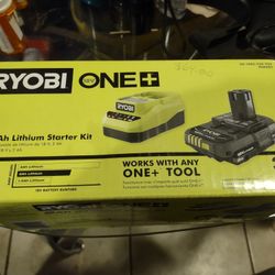 RYOBI ONE PLUS Lithium Starter Kit 