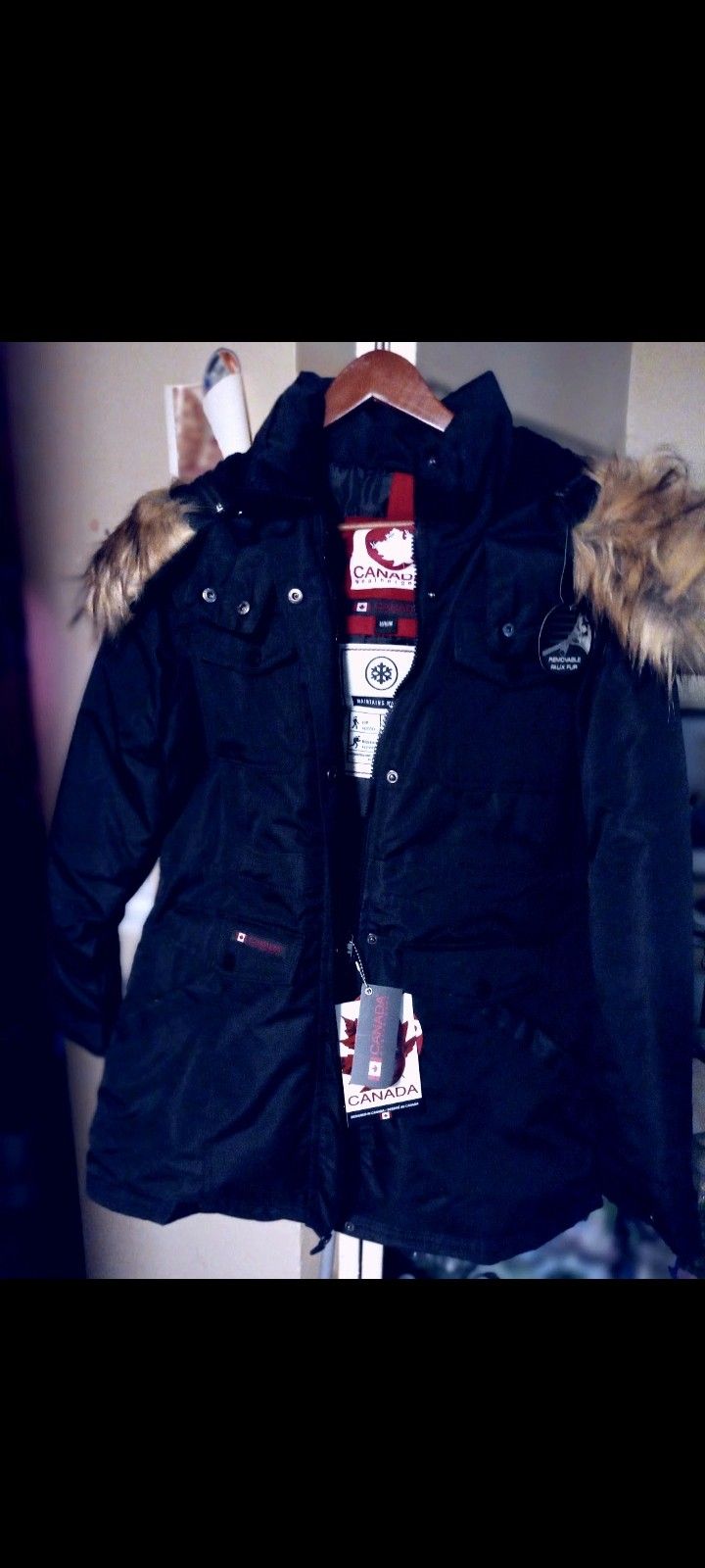 Canada Weather Down Winter Coat $200 Firm New