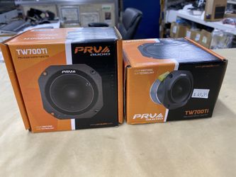 PRV Pair of Black Pro Audio Super Tweeters TW700Ti-CR - VERY LOUD - Brand New!
