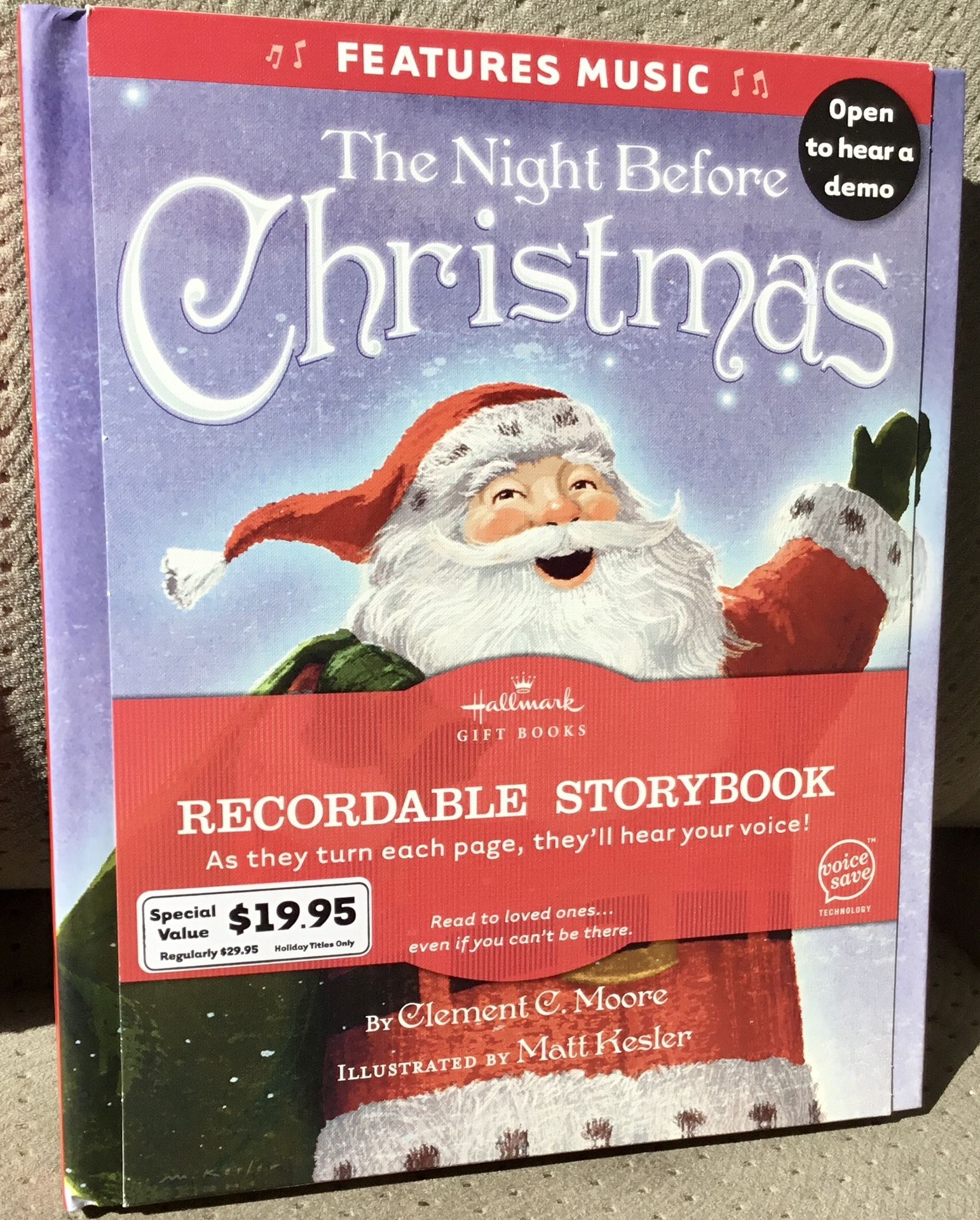 The Night Before Christmas, Recordable Storybook
