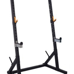 Powertec Squat Rack with Pull-up & Dip Bars - Black