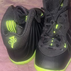 Foam Posite lime green and black
