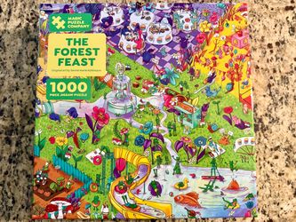 Magic Puzzle Company The Forest Feast 1000 Piece Puzzle