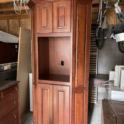 Mahogany Corner Cabinet LARGE