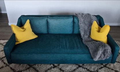 Teal Sofa