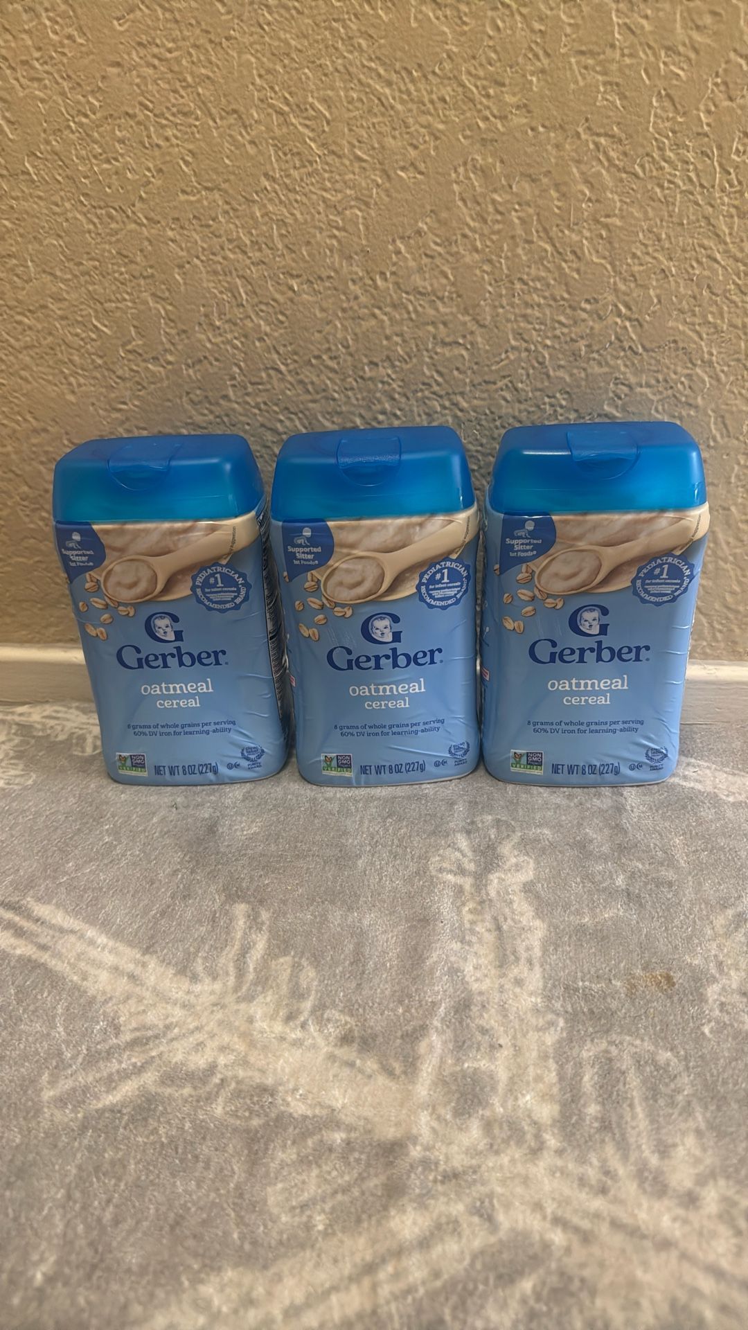 3 Gerber Oatmeal Cereal