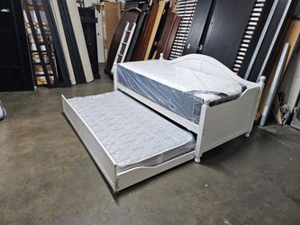 Twin Trundle Bed And Mattress