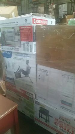 Grills, ac unit, exercise equipment, mower, and more