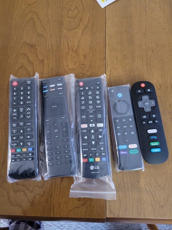 New Remote Control - Each For $20