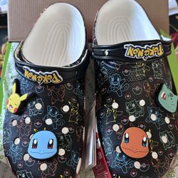 Pokemon Classic Crocs Clog Size 10 Men Or 12 Women