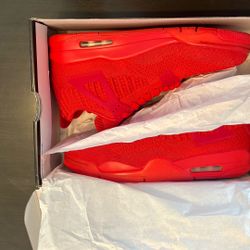 Jordan 4 Retro Flyknit Red 10.5