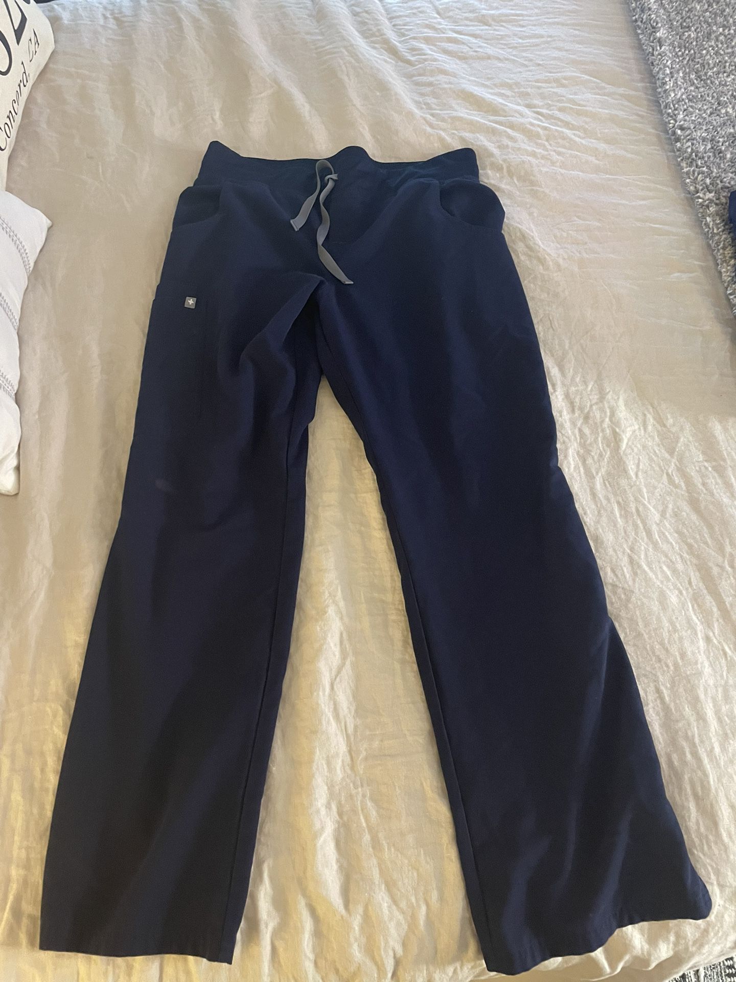 Figs Navy Blue Scrub Pants 