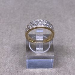 14K Día Pave band 