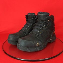 WORK BOOTS SIZE 10M  GEORGIA AMPLITUDE COMPOSITE TOE WORK BOOTS WATERPROOF  EXCELLENT CONDITION  SUPER COMFORTABLE  ONLY $140. LOCATION: HORIZON AND G