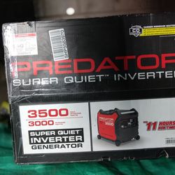 Predator  3500  Whisper quite generator