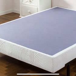 New King Size  Metal Box Spring with Wood Slats, 7.5 Inch 