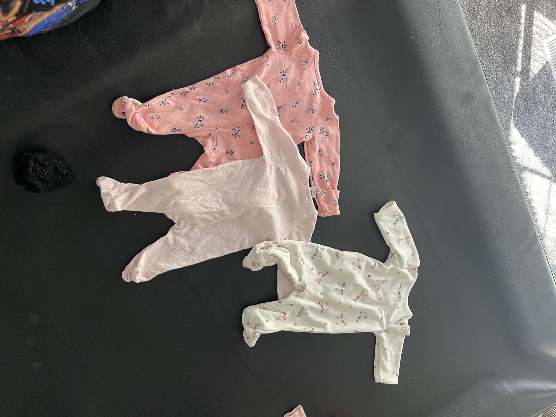 Infant Girl Long Sleeve Onesies ( Newborn)