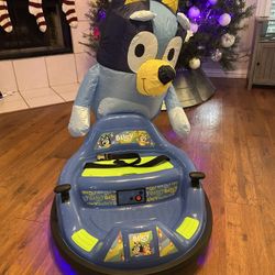 Bluey Bumper Car Ride On Toy