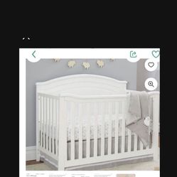Convertible Baby Crib White New Box Never Opened $120