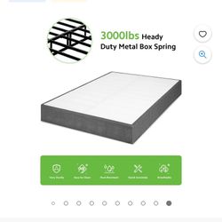 Box Spring Full Size Heavy Duty metal