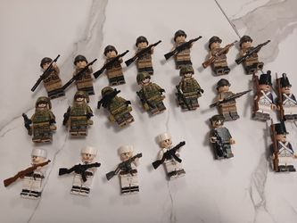 RARE 21X CUSTOM HISTORICAL/MODERN MINIFIGURES!