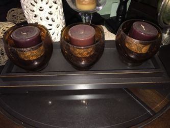 Candle holder set