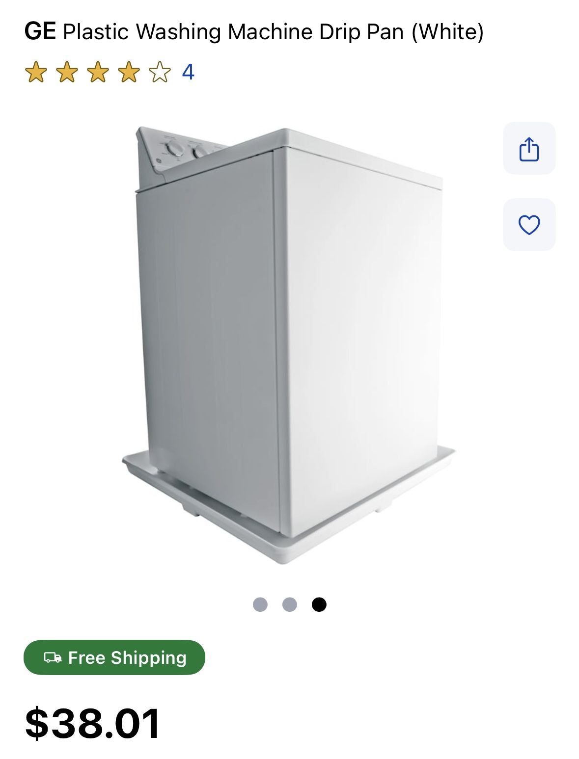 Washing Machine Floor Tray