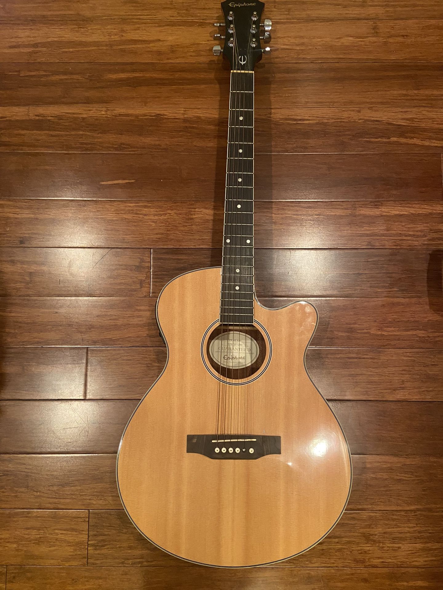 epiphone acoustic/electric guitar 